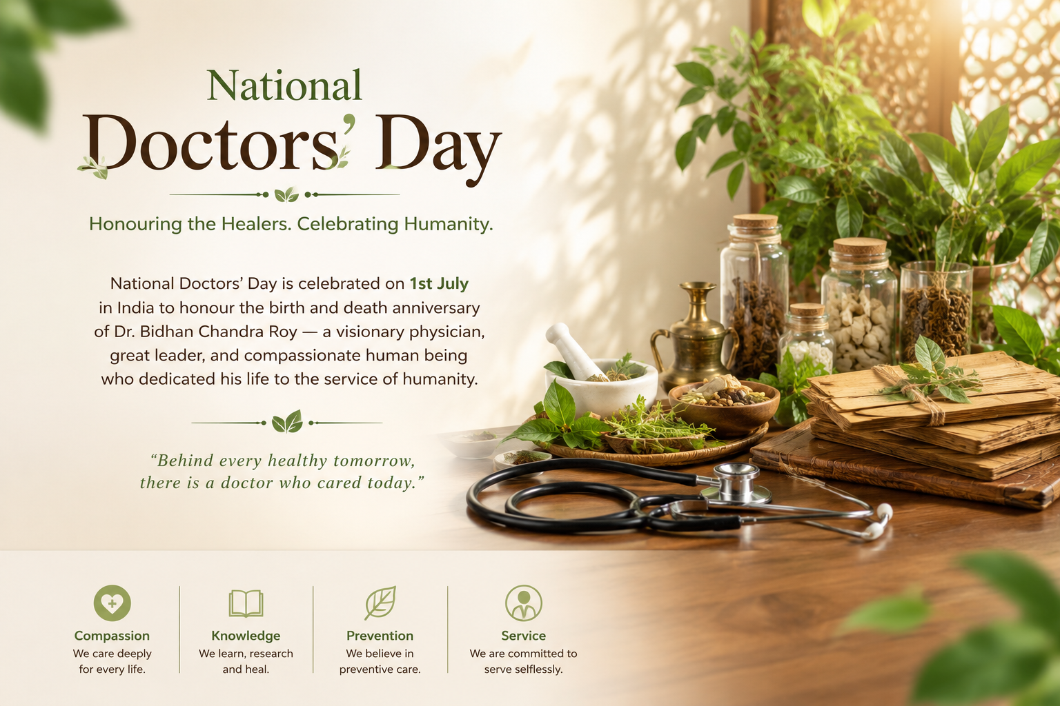 Why Do We Celebrate National Doctors’ Day? A Tribute to Every Doctor Who Chooses Humanity First